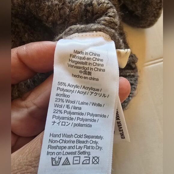 Madewell Loretto Mockneck Pullover Sweater In Brown Size XS - Picture 6 of 13